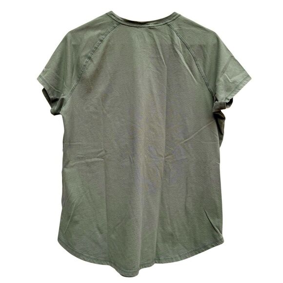 Carhartt Olive Tee Women's Large 12 - 14 T-shirt Layering Outdoor - Picture 3 of 6